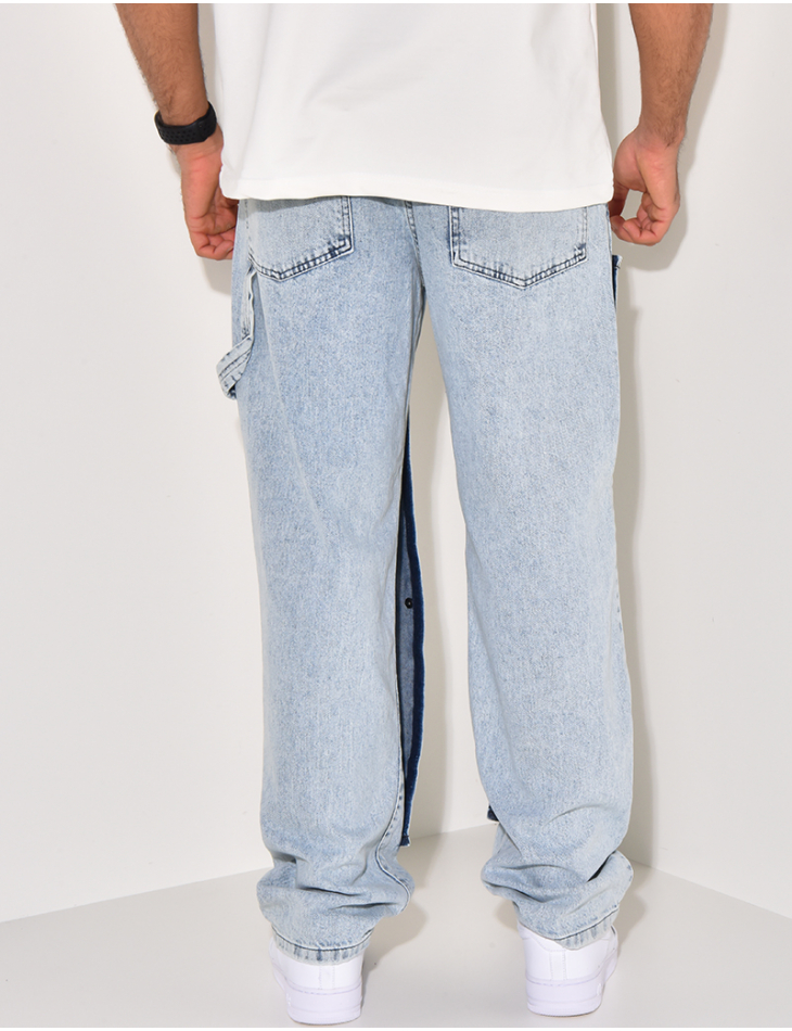 Jeans mit Druckknopfeinsätzen Jeans mit Druckknopfeinsätzen