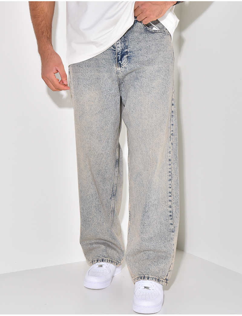 Jeans coupe large delave