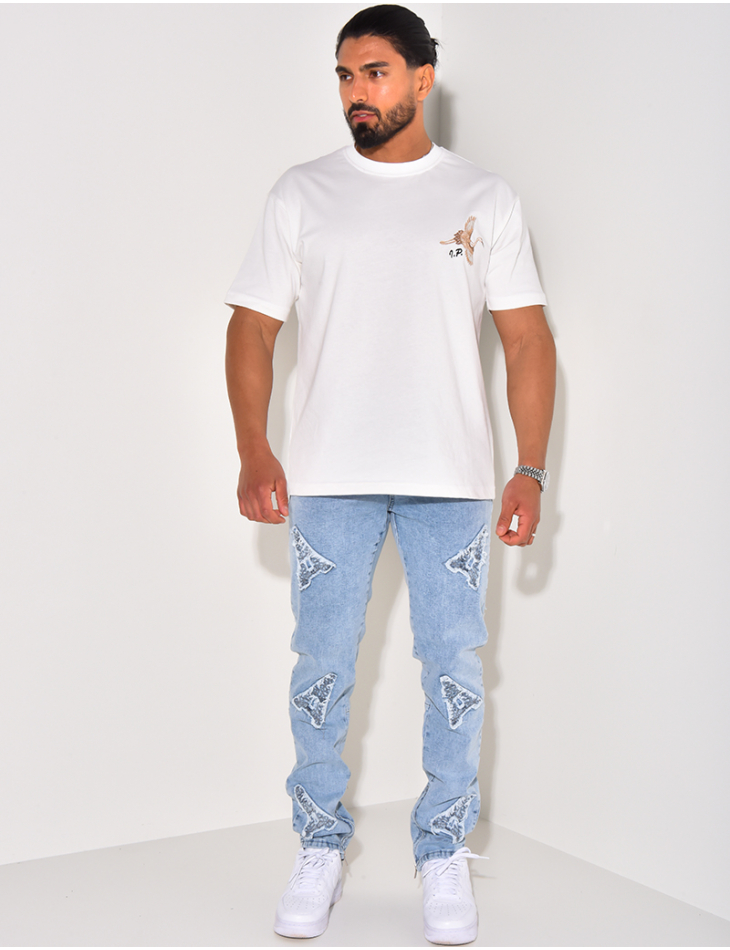 Jeans lettre "A" Jeans lettre "A"