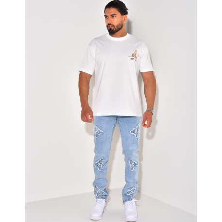 Jeans lettre "A" Jeans lettre "A"