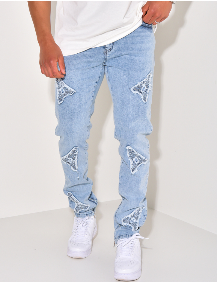 Jeans lettre "A" Jeans lettre "A"