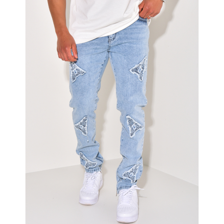 Jeans lettre "A" Jeans lettre "A"