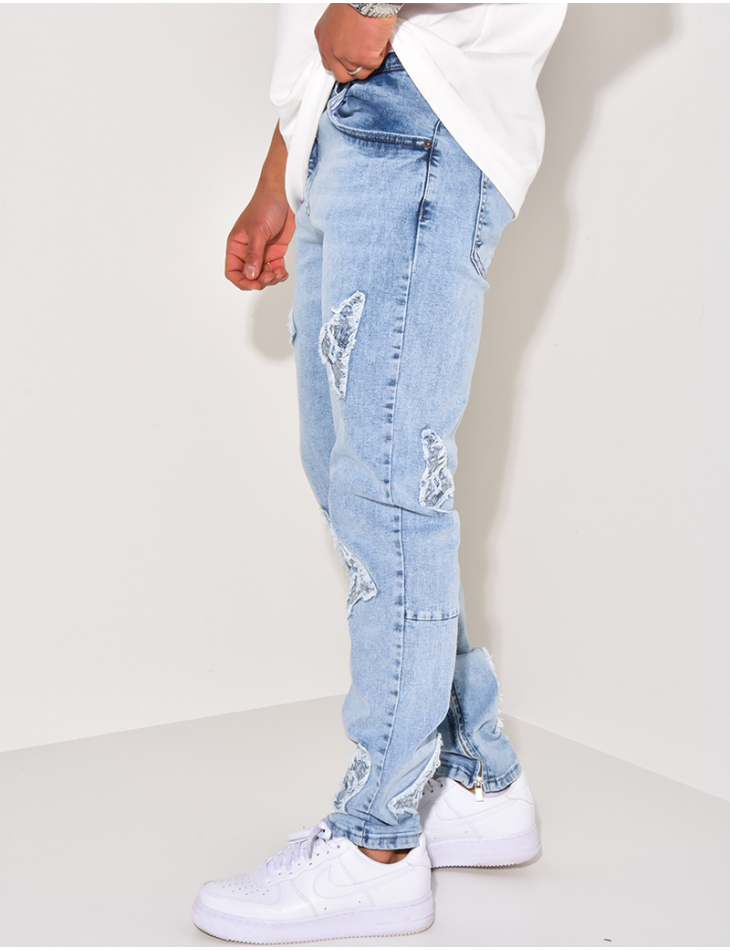 Jeans lettre "A" Jeans lettre "A"