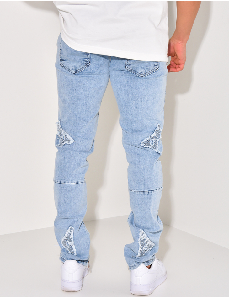 Jeans lettre "A" Jeans lettre "A"