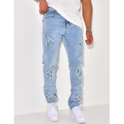 Jeans lettre "A" Jeans lettre "A"