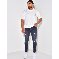 Zerstörte Jeans Zerstörte Jeans