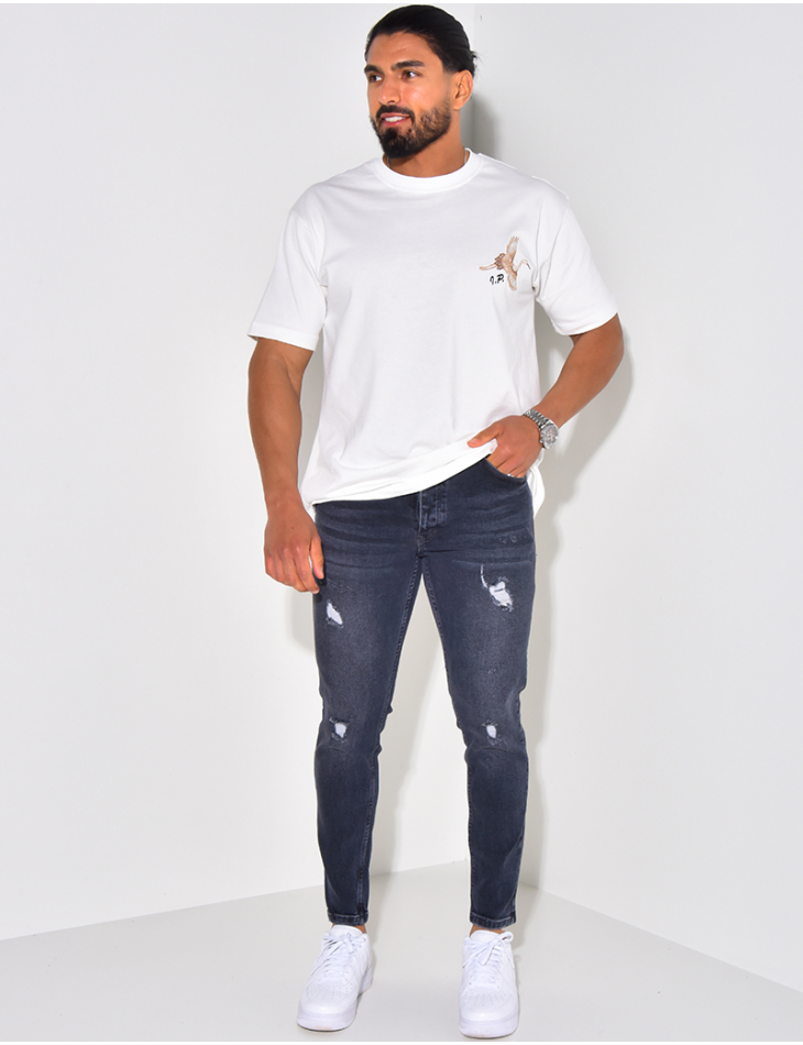 【SCENERITY】Tilde Destroyed Jeans Star Girl Destroyed Jeans | BOOGZEL CLOTHING – Boogzel Clothing