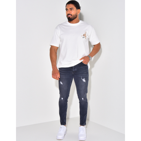 Zerstörte Jeans Zerstörte Jeans