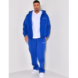 Ensemble pantalon et veste zippée molletonné "Essence of life" Ensemble pantalon et veste zippée molletonné "Essence of life"