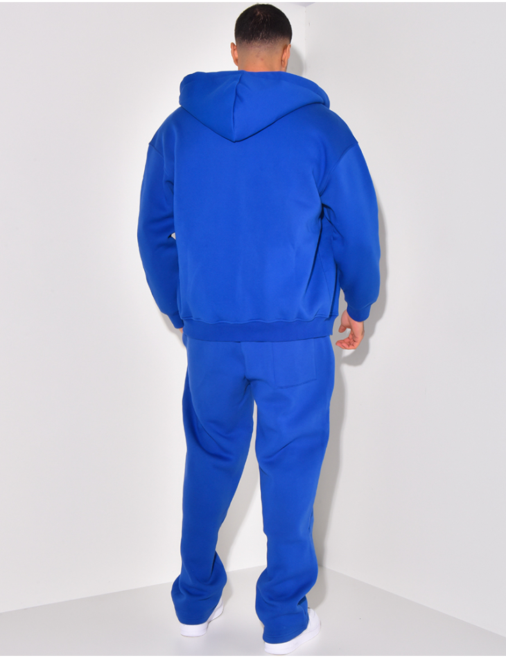 Ensemble pantalon et veste zippée molletonné "Essence of life" Ensemble pantalon et veste zippée molletonné "Essence of life"