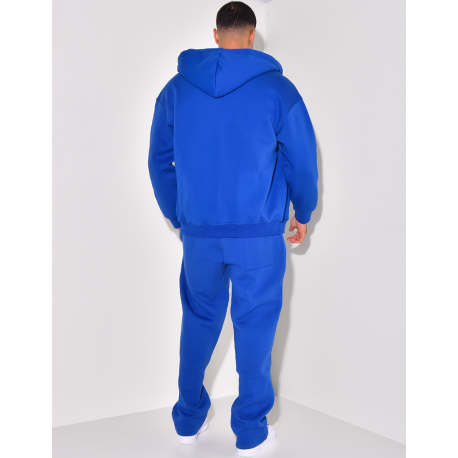 Ensemble pantalon et veste zippée molletonné "Essence of life" Ensemble pantalon et veste zippée molletonné "Essence of life"