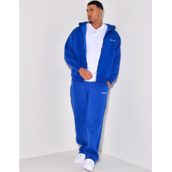 Ensemble pantalon et veste zippée molletonné "Essence of life" Ensemble pantalon et veste zippée molletonné "Essence of life"