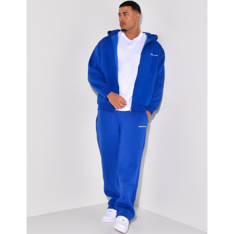 Ensemble pantalon et veste zippée molletonné "Essence of life" Ensemble pantalon et veste zippée molletonné "Essence of life"