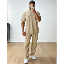 Ensemble pantalon et t-shirt côtelé Ensemble pantalon et t-shirt côtelé
