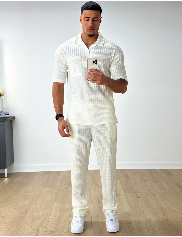 Polo texturé