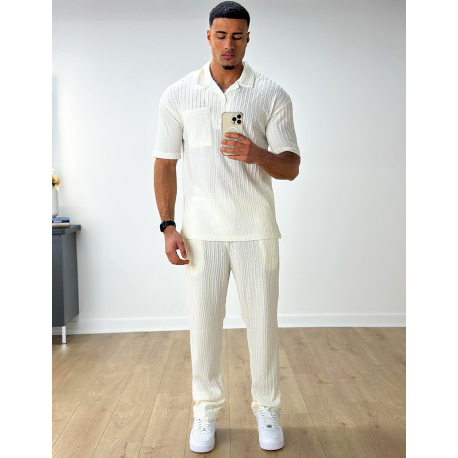 Polo texturé