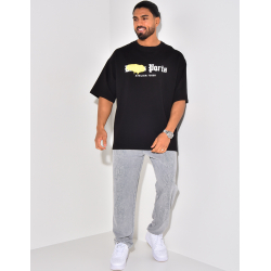 T-shirt "Riches Paris" tâché T-shirt "Riches Paris" tâché