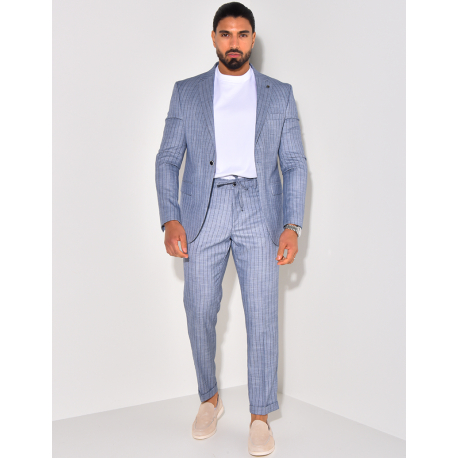 Ensemble de costume 2 pièces à rayures Ensemble de costume 2 pièces à rayures