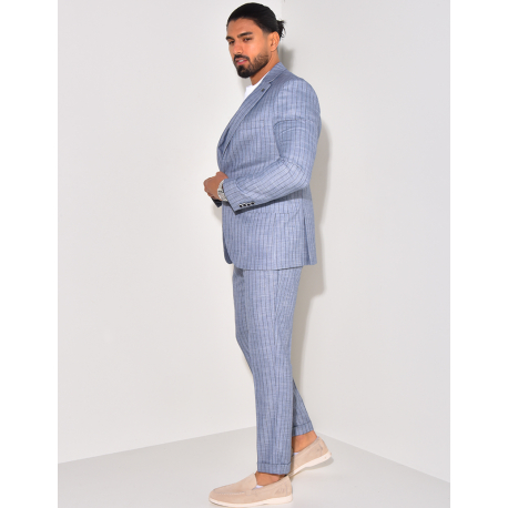 Ensemble de costume 2 pièces à rayures Ensemble de costume 2 pièces à rayures