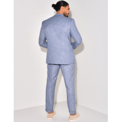 Ensemble de costume 2 pièces à rayures Ensemble de costume 2 pièces à rayures