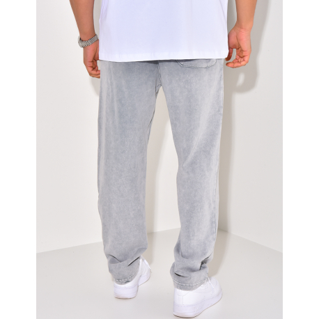 Pantalon de jogging à écriture aspect vieilli Pantalon de jogging à écriture aspect vieilli