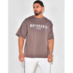 T-shirt "Riches Paris" barré