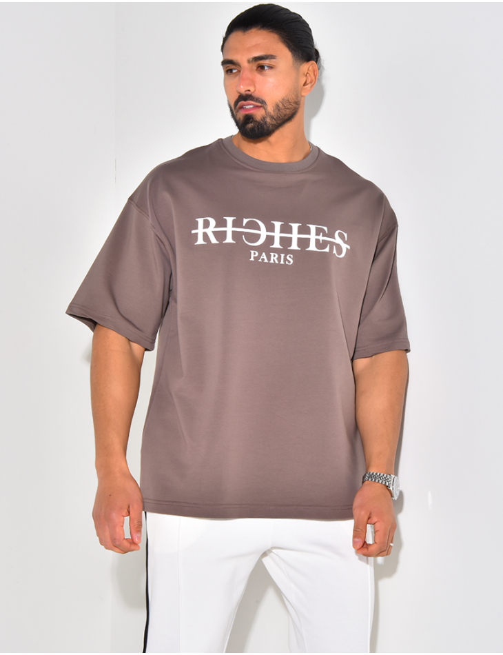 T-shirt "Riches Paris" barré