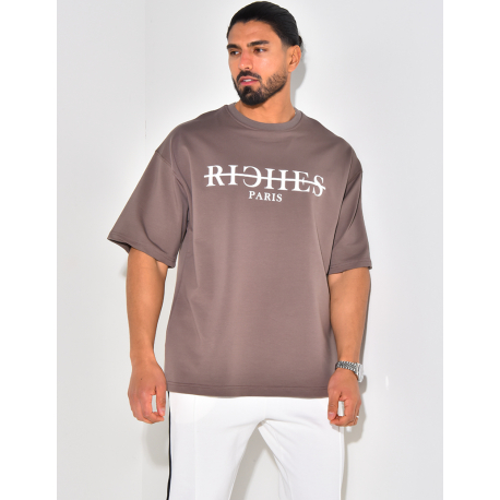 T-shirt "Riches Paris" barré