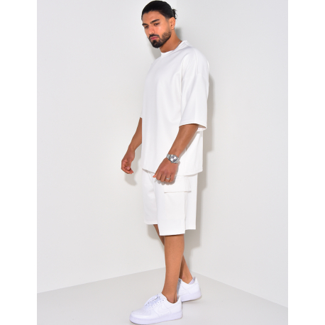 Ensemble short et t-shirt à poches Ensemble short et t-shirt à poches