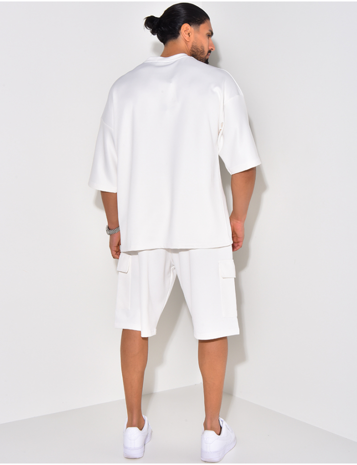 Ensemble short et t-shirt à poches Ensemble short et t-shirt à poches