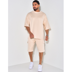 Ensemble short et t-shirt à poches Ensemble short et t-shirt à poches