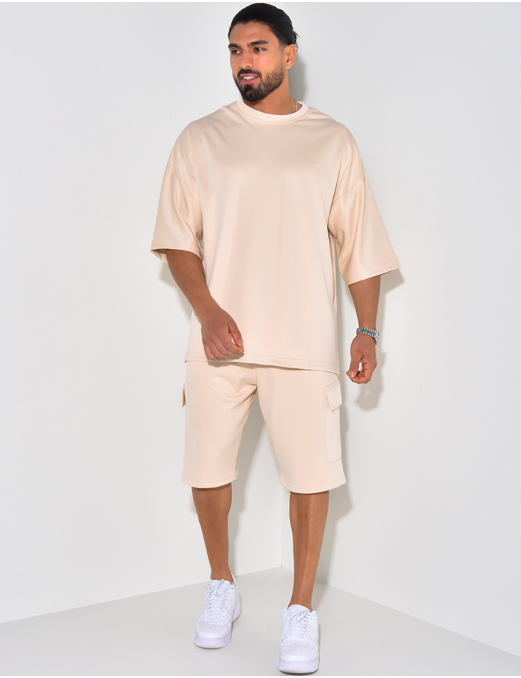 Ensemble short et t-shirt à poches Ensemble short et t-shirt à poches