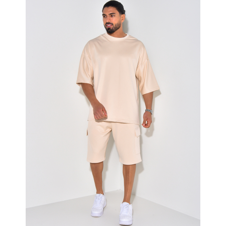 Ensemble short et t-shirt à poches Ensemble short et t-shirt à poches