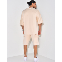 Ensemble short et t-shirt à poches Ensemble short et t-shirt à poches