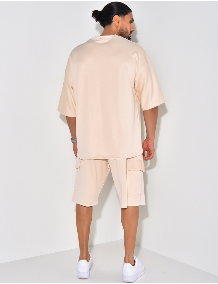 Ensemble short et t-shirt à poches Ensemble short et t-shirt à poches