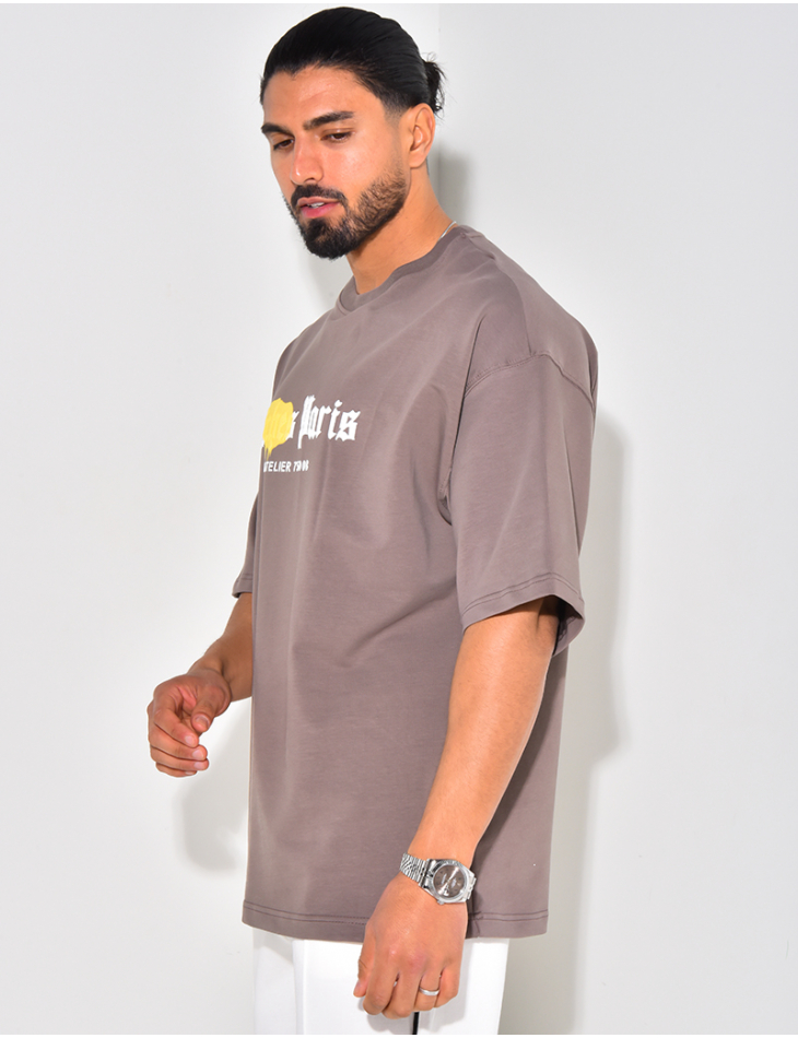 T-shirt "Riches Paris" tâché T-shirt "Riches Paris" tâché