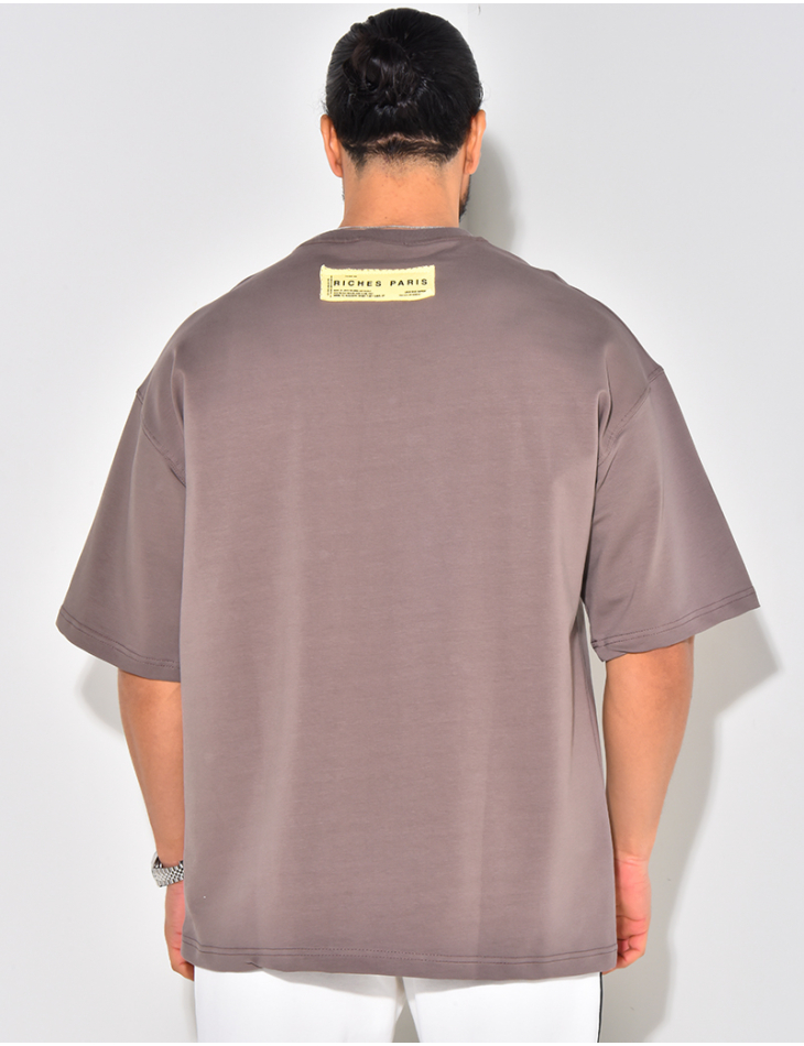 T-shirt "Riches Paris" tâché T-shirt "Riches Paris" tâché