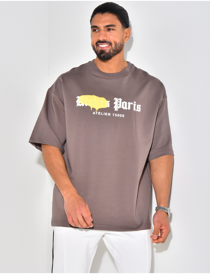T-shirt "Riches Paris" tâché T-shirt "Riches Paris" tâché