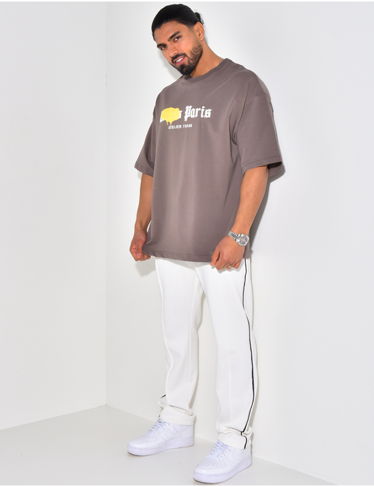 T-shirt "Riches Paris" tâché T-shirt "Riches Paris" tâché