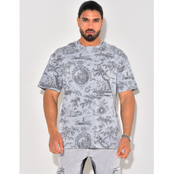 T-shirt à motifs nature T-shirt à motifs nature