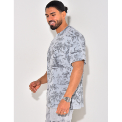 T-shirt à motifs nature T-shirt à motifs nature