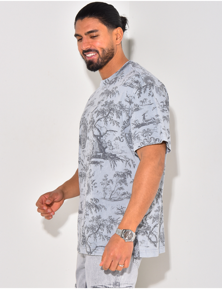 T-shirt à motifs nature T-shirt à motifs nature