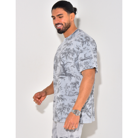T-shirt à motifs nature T-shirt à motifs nature