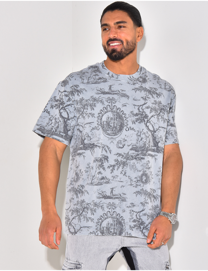 T-shirt à motifs nature T-shirt à motifs nature