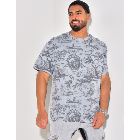 T-shirt à motifs nature T-shirt à motifs nature