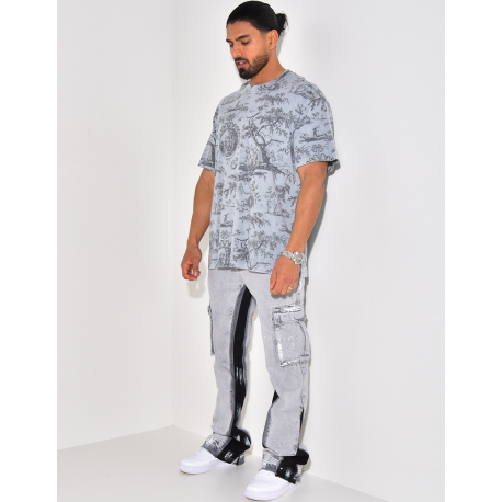 T-shirt à motifs nature T-shirt à motifs nature