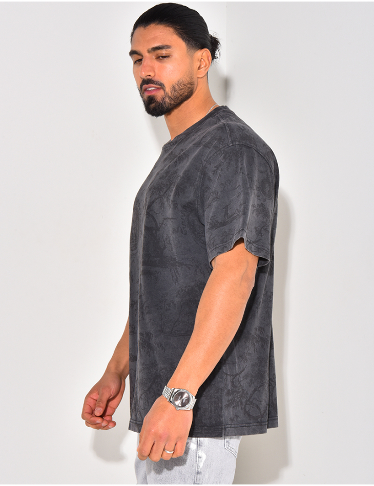 T-shirt à motif timbre T-shirt à motif timbre