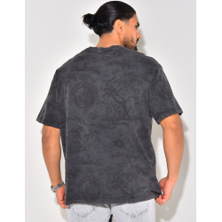 T-shirt à motif timbre T-shirt à motif timbre