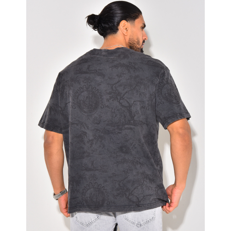 T-shirt à motif timbre T-shirt à motif timbre