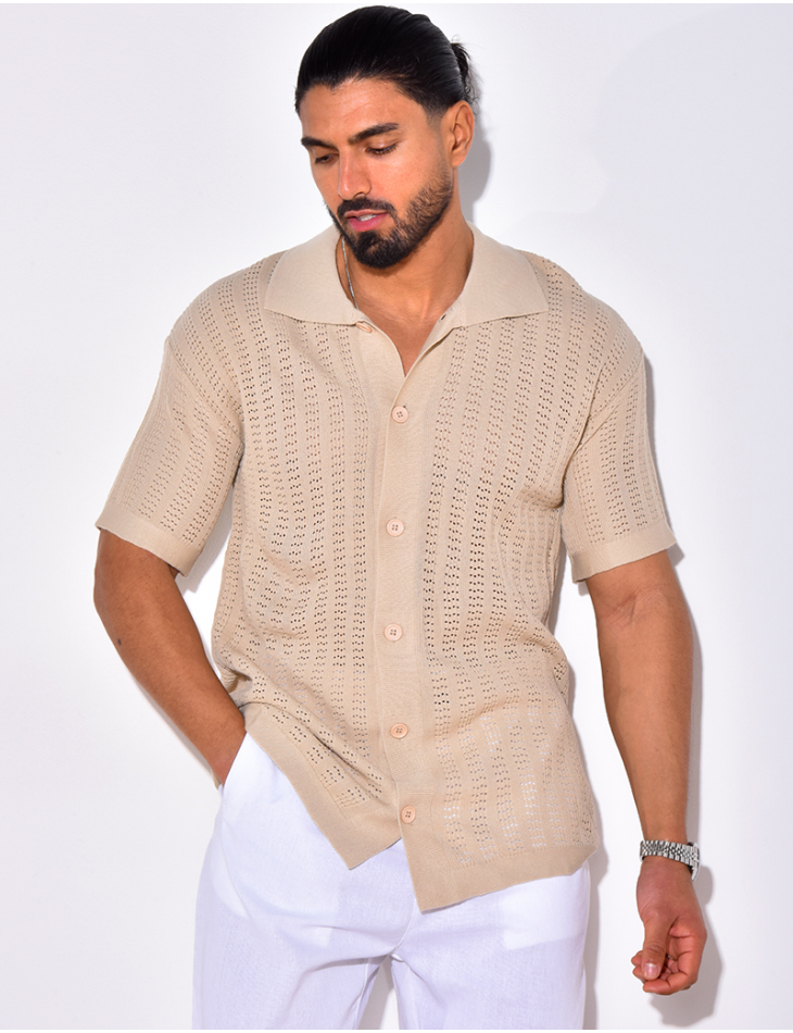 Openwork shirt